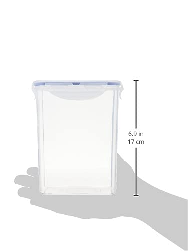 LocknLock Rectangular 1.8ltr (152 x 107 x 179mm), Clear/Blue Single 1.8L