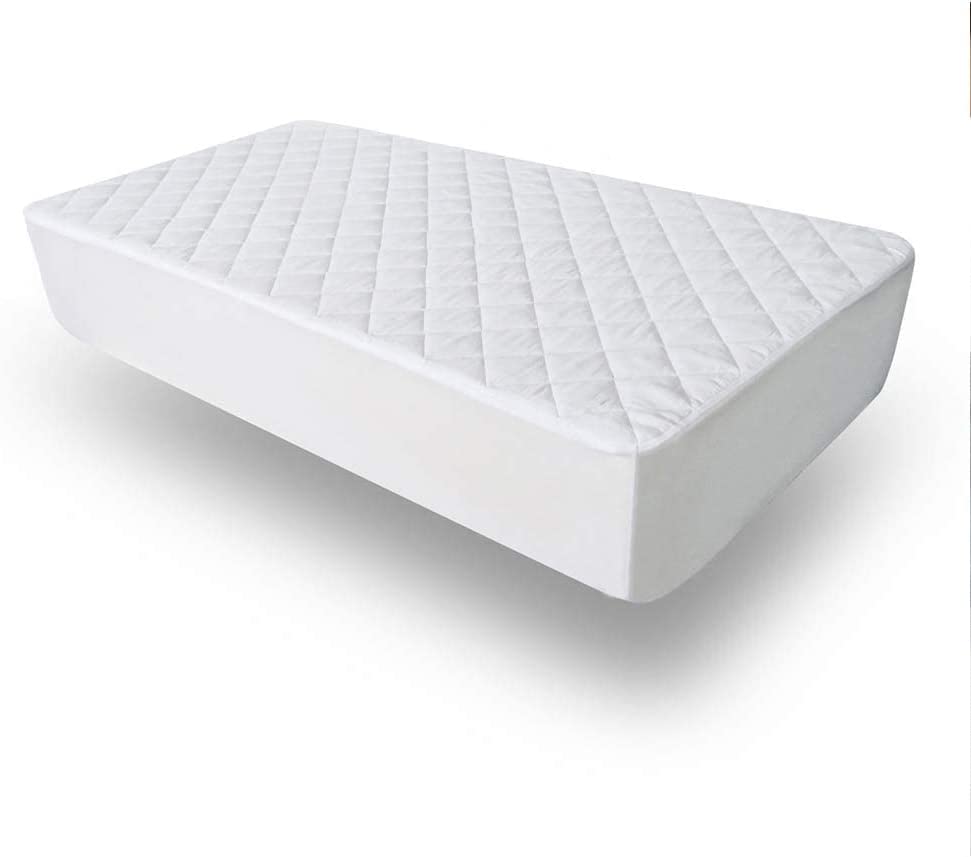 IMFAA Quilted Mattress Protector-Extra Deep 40 Cm Stretch Skirt–Super King (182x200) Cm Mattress Topper – Anti Allergy and Breathable Fitted Mattress Cover - Not Waterproof. (Super King(182x200+40)Cm) Super King(182x200+40)Cm