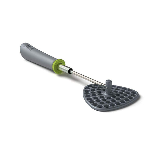 Joseph Joseph Delta Folding Nylon head, Space Saving Potato Masher, Grey/Green Single