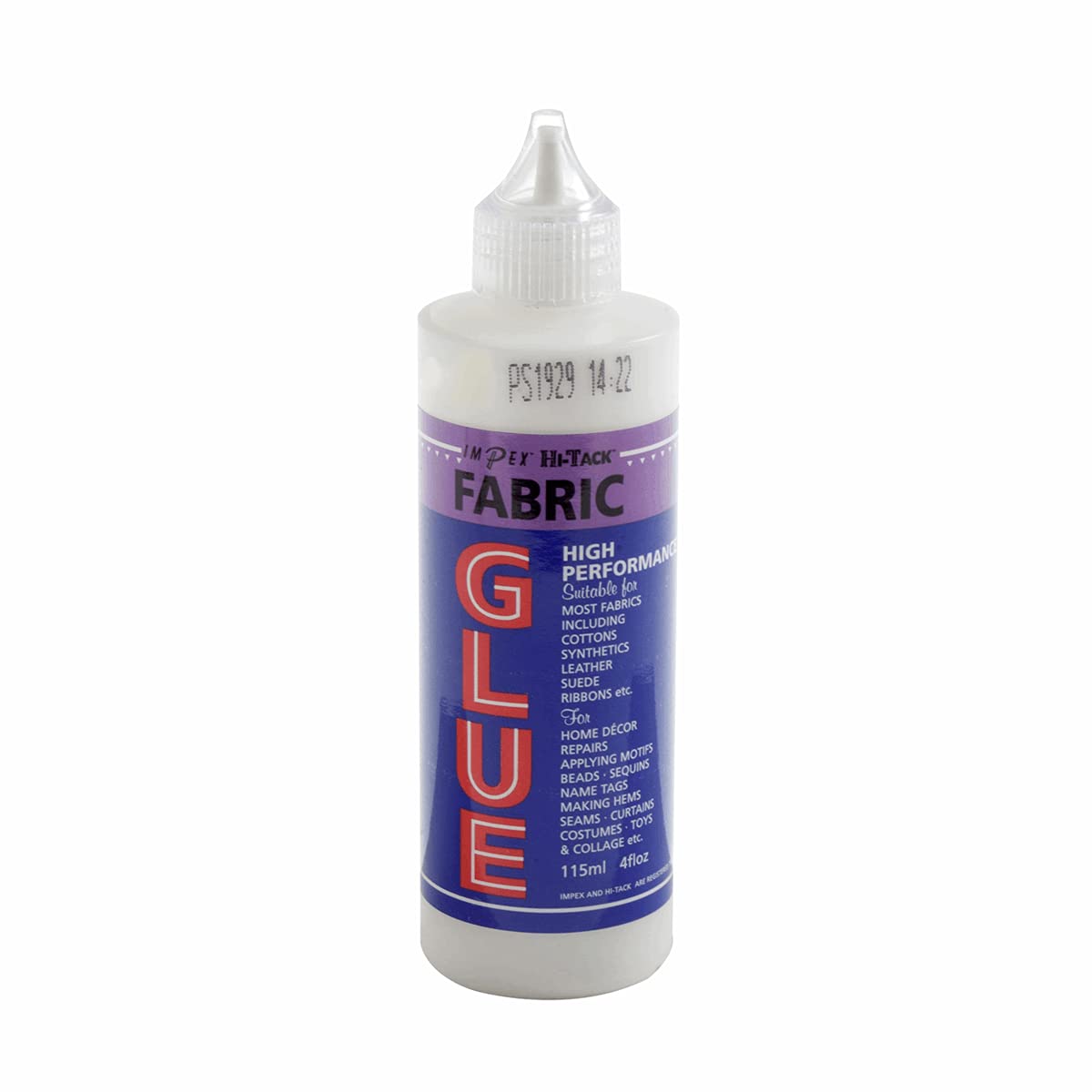 Impex HT1400 | Hi Tack Fabric/Textile Glue/Adhesive | 115ml