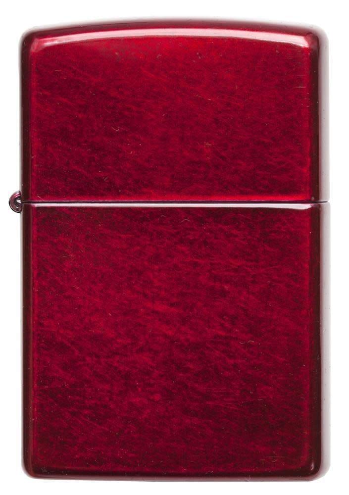 Zippo Unisex's No Logo Regular Lighter, Candy apple red Single