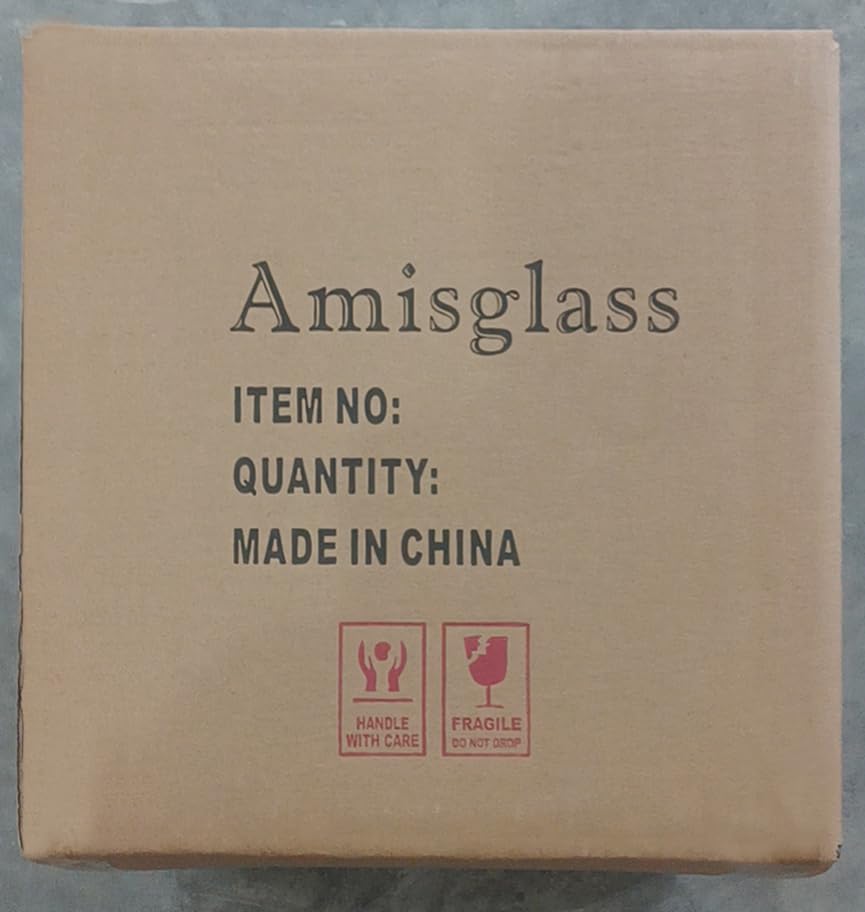 Amisglass Mason Jars Wide Mouth Canning Glass Jars Rubber Seal, with Airtight Lids, Clear Canister for Cereal, Beans, Coffee, Nuts Set of 6 (1100ML*2+1000ML*2+600ML*2) Preserve Container Jars 6 Pieces