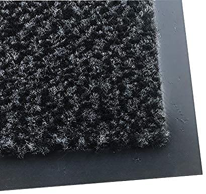 Abaseen Dirt Trapper Door Matts Indoor | Non Slip Rubber Backed Door Mats Outdoor | Heavy Duty Super Absorbent Doormats | Kitchen Mat | Floor Mat | Small, Medium, Large, Extra Large Washable Door Mat Gray 60x80 cm