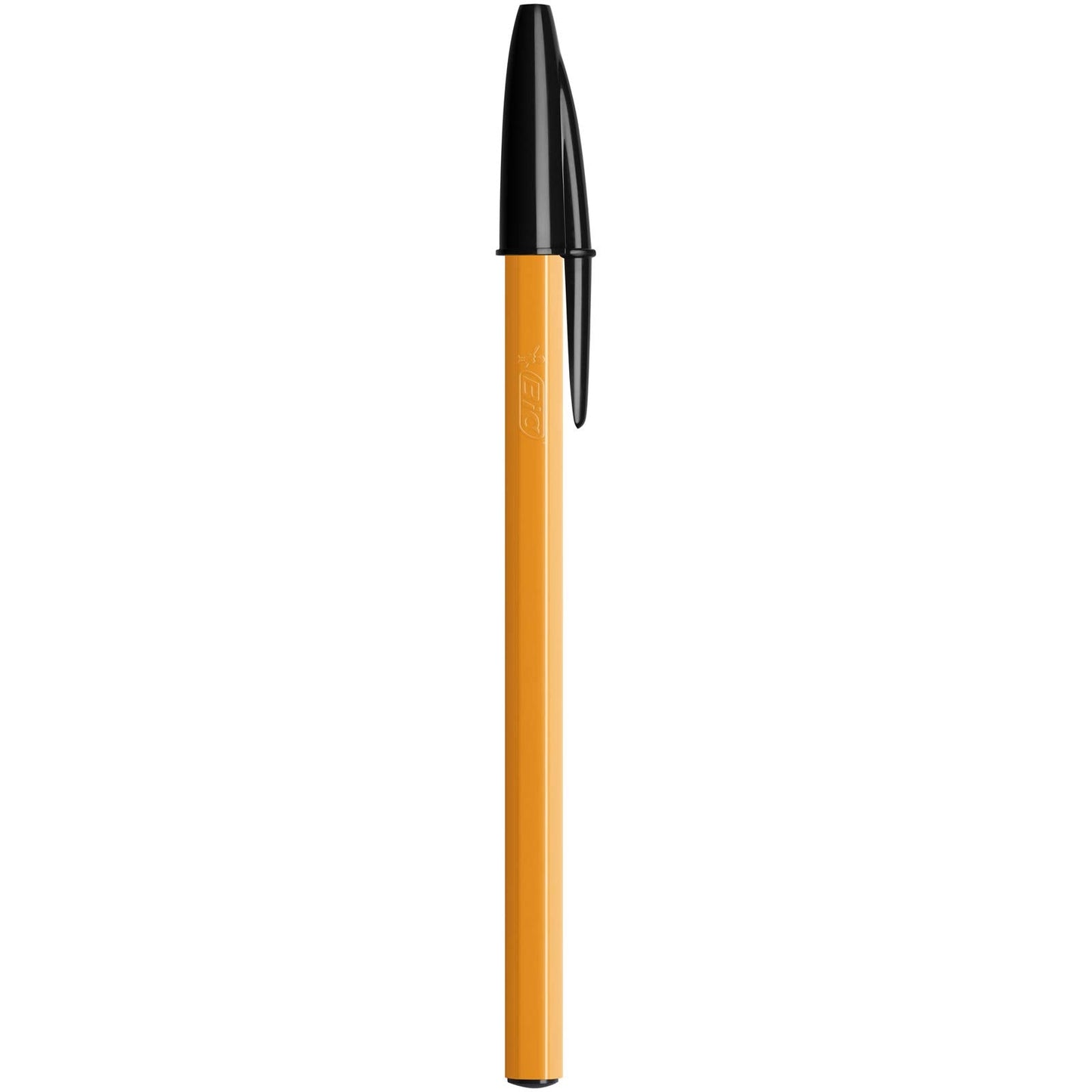 BIC Orange Fine, Ballpoint Pens, Writing Pens with Long-Lasting Ink, Fine Point (0.8 mm), Black Ink, Box of 20 20 Count (Pack of 1)