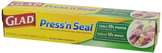 GLAD Press'n Seal Multi Purpose Sealing Wrap 70-Foot Roll (21.6 x 30cm)