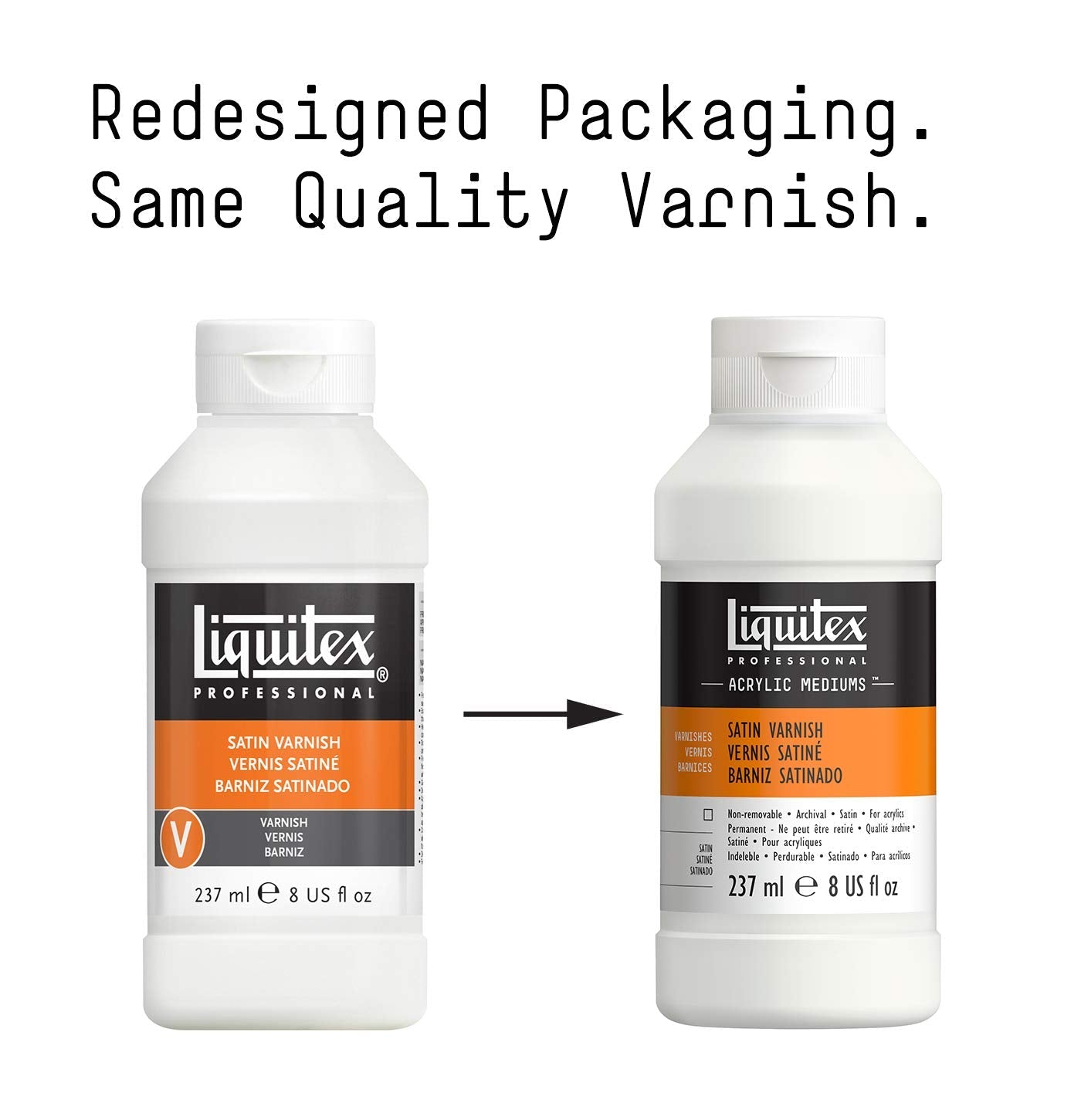 Liquitex Acrylic Professional Varnish, Satin, 237 ml 237 ml (Pack of 1)