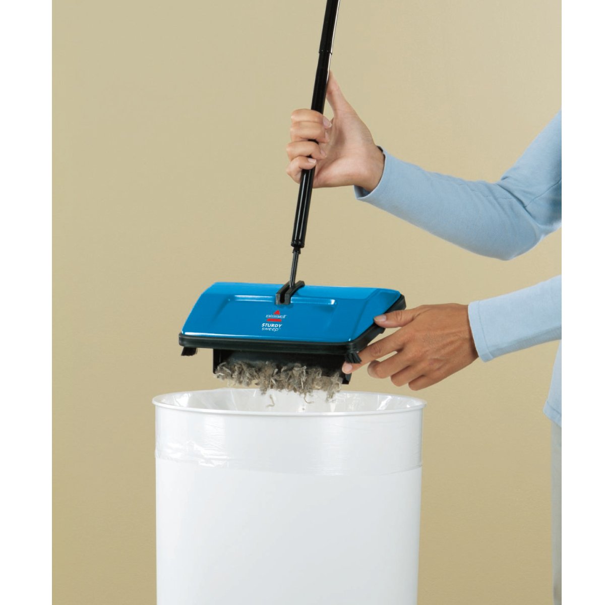 BISSELL Sturdy Sweep | Lightweight Carpet Sweeper | 2402E, Blue One Size