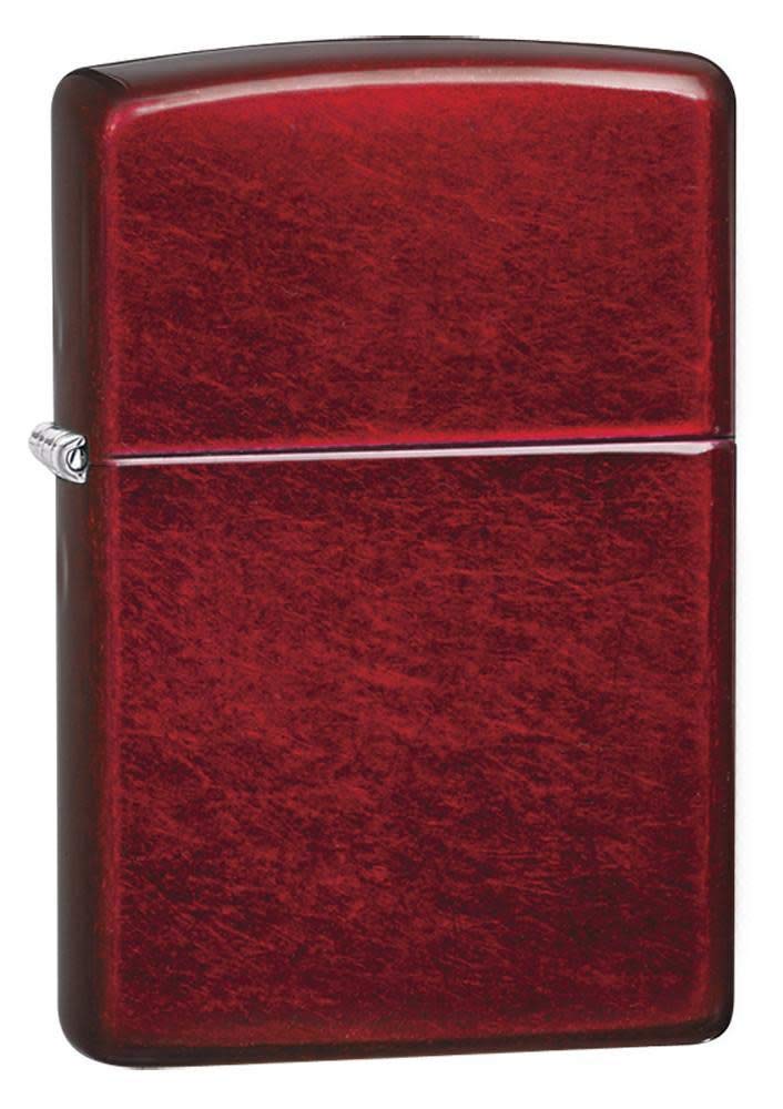 Zippo Unisex's No Logo Regular Lighter, Candy apple red Single