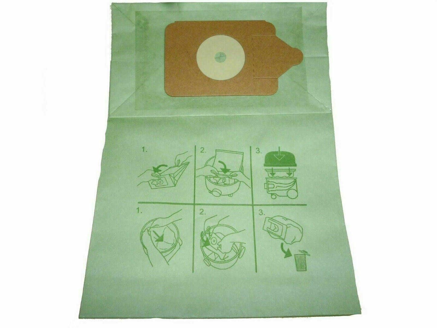 FindASpare Replacement Double Layer Paper Dust Bags for Numatic Henry Hetty Hoover Pack of 10