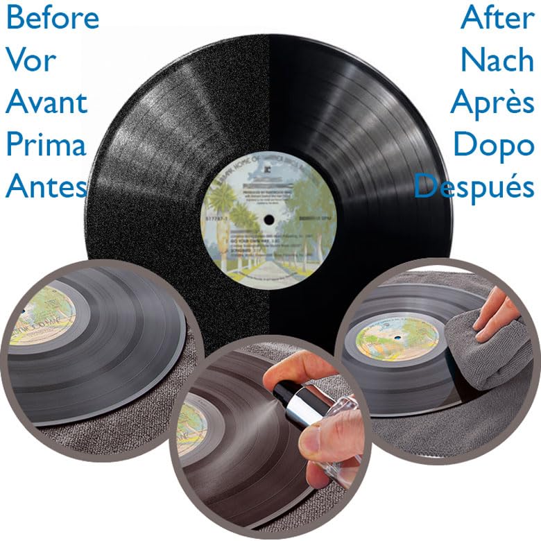 Audiophile Choice Advanced Vinyl Record Cleaning Kit - Return Your LP's To Their Just Pressed Sound