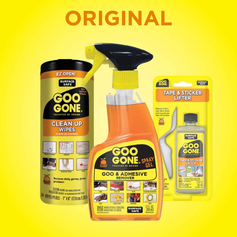 Goo Gone Goo & Adhesive Remover Spray Gel 355ml Bottle 355 ml (Pack of 1)