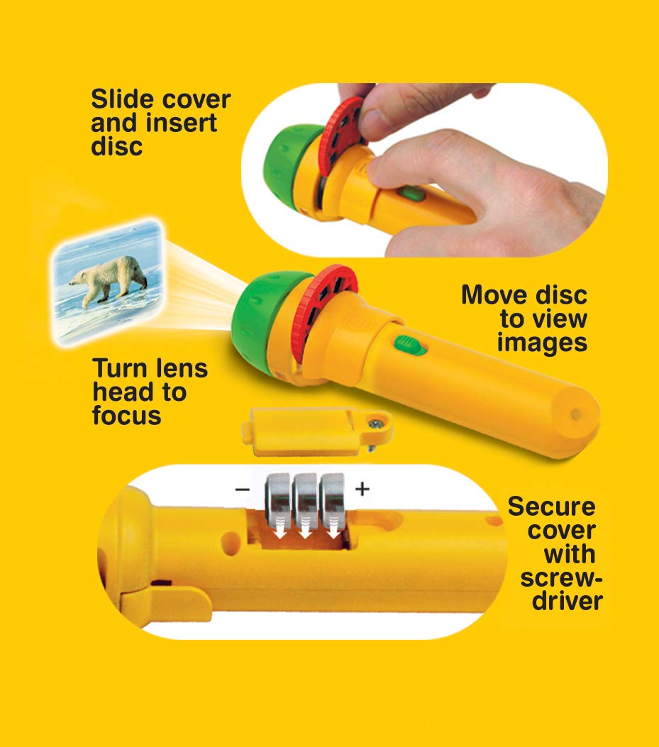 Brainstorm Toys STEM Animal Torch and Projector