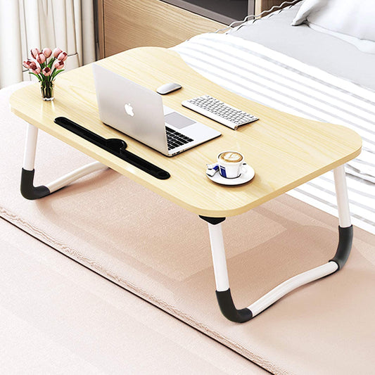 Large Foldable Bed Tray Lap Desk,Portable Lap Desk with Tablet & Phone Slots Perfect for Watching Movie on Bed Or As Personal Dinning Table