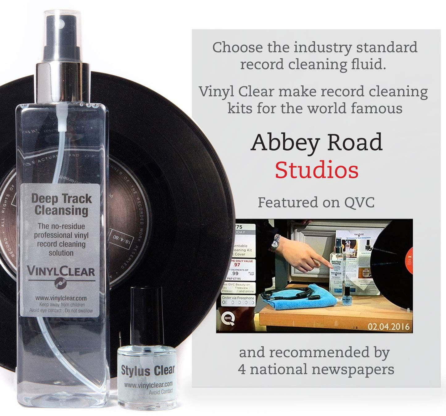 Audiophile Choice Advanced Vinyl Record Cleaning Kit - Return Your LP's To Their Just Pressed Sound