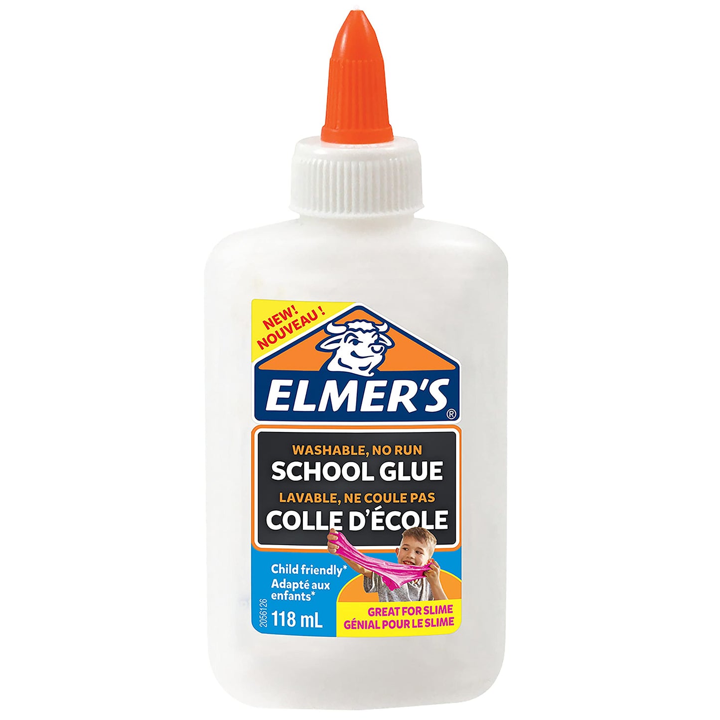 Elmer's White PVA Glue | 118 mL | Washable & Kid Friendly | Great for Making Slime & Crafting 118ml White Glue