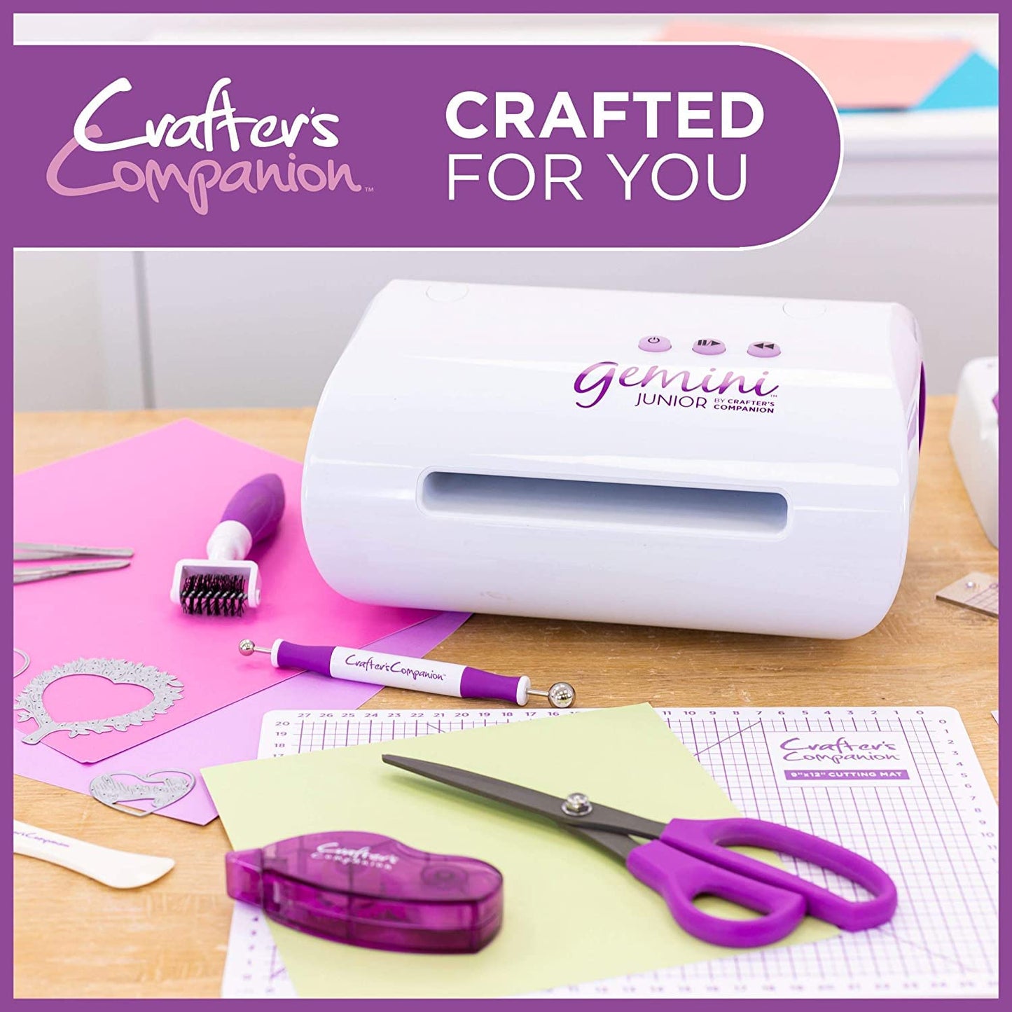 Crafter's STK-SPR Companion Stick & Spray - Unmounted Stamp Adhesive, Purple- package may vary