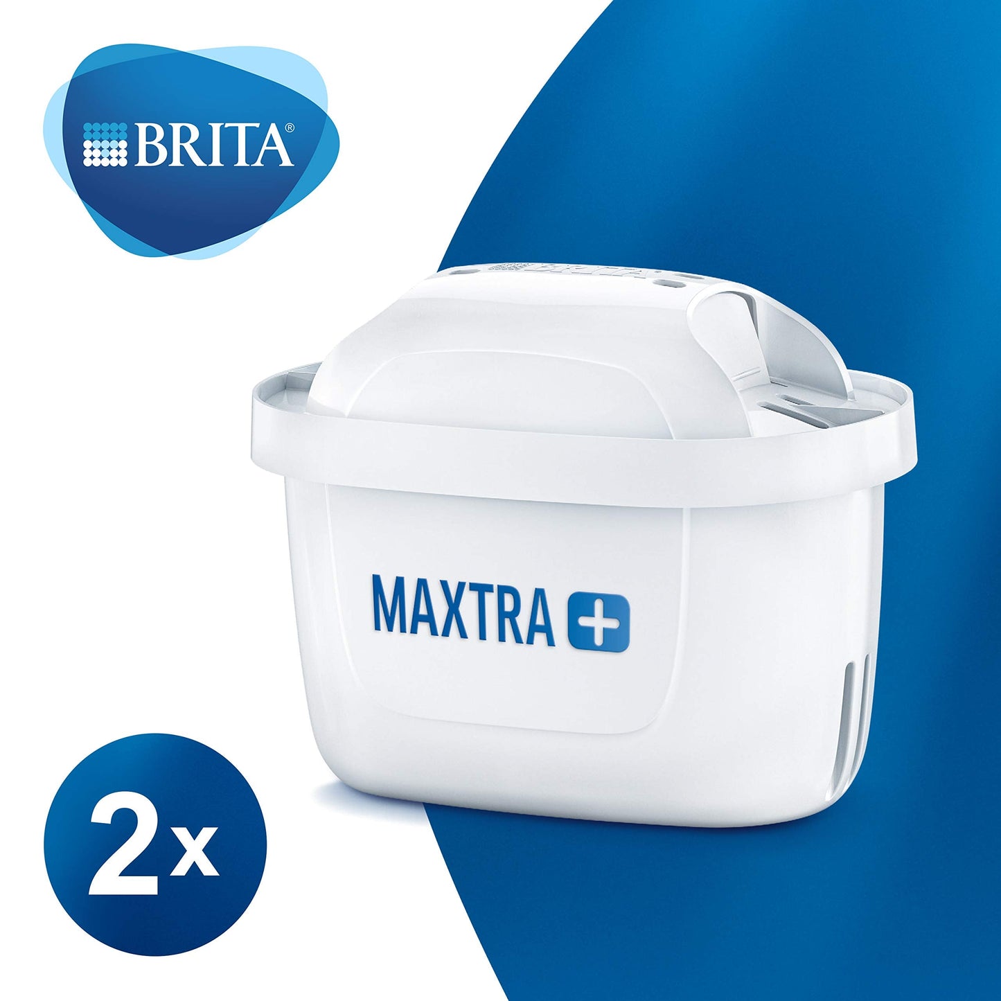 BRITA MAXTRA+ Water Filter Cartridges - 2 Count (Pack of 1) (EU Version) 2 Count (Pack of 1)