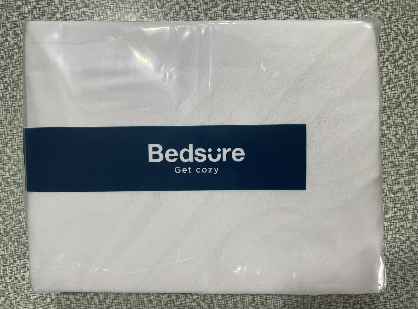 Bedsure Super King Fitted Sheet - Bed Sheets Extra Deep Pocket 16 inch (40 cm) made of Soft Brushed Microfiber for Super King Bed, Grey, 180x200cm