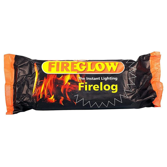 FIREGLOW The Instant Lighting Firelog 700g Burns for up to 90 Minutes (15 x Logs) 15 x Logs