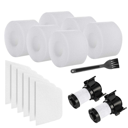 IF200UK Replacement Filter Set Compatiable Shark duoclean Vacuum Cleaner IF200UKT IF250UKT, Shark HEPA Filter Kit Replaces Part # XPSTMF100 & XPREMF100