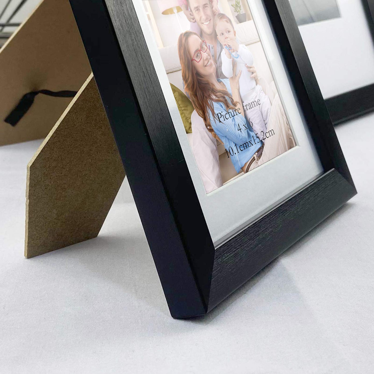 Giftgarden Multi Black Picture Frames with Mat for Multiple Sizes Photos, Four 4x6, Four 5x7, Two 8x10 for Gallery Photo Frame Collage Wall or Tabletop Display, Assortment Pack of 10