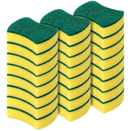 Kitchen Cleaning Sponges,24 Pack Eco Non-Scratch for Dish,Scrub Sponges 24 pack