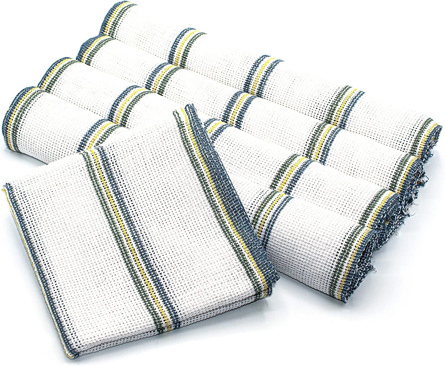 Bronwen Mathews® Dish Cloths Cleaning Hygiene 100% Cotton Antibacterial Absorbent Lint Free Cloths Kitchen Towels Washing Up Dishcloths Tea Towels Set (Pack of 40) Pack of 40