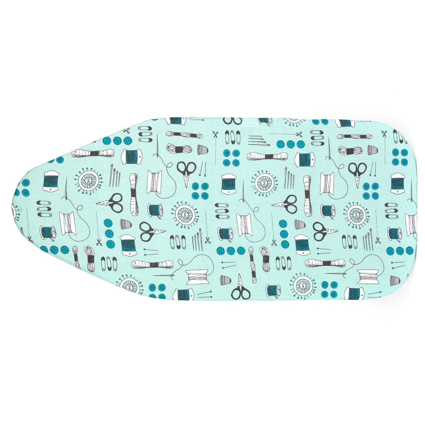 Beldray LA023735SEW Tabletop Ironing Board - Suitable for Left and Right-Handed Users, 73 x 31cm ,100% Cotton Cover, Sew Print, Lightweight, Easily Foldable Legs, Perfect for Travel & Small Spaces