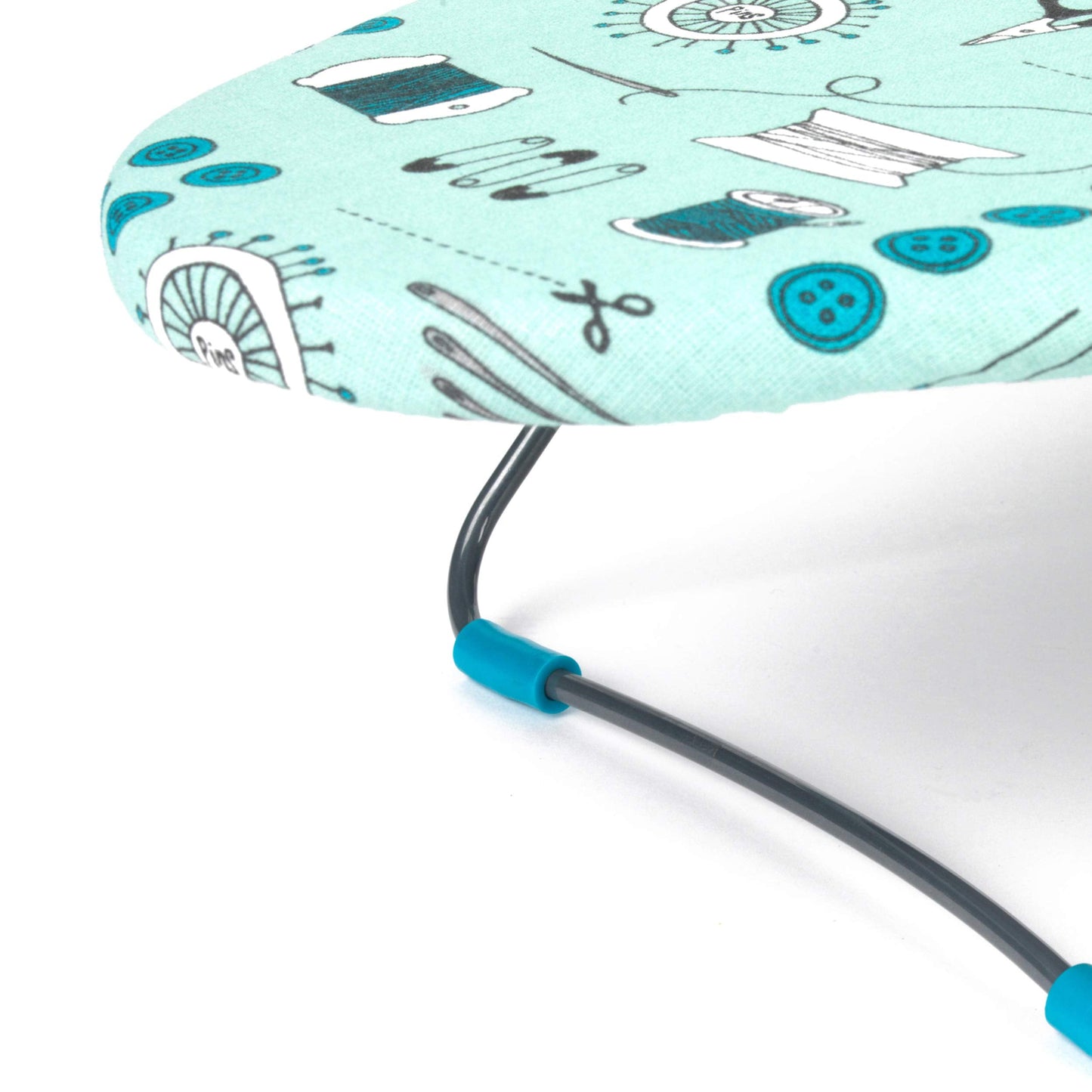 Beldray LA023735SEW Tabletop Ironing Board - Suitable for Left and Right-Handed Users, 73 x 31cm ,100% Cotton Cover, Sew Print, Lightweight, Easily Foldable Legs, Perfect for Travel & Small Spaces