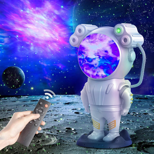 Dienmern Astronaut Galaxy Star Projector Starry, Astronaut Projector with Nebula,Timer and Remote Control, Bedroom and Ceiling Projector, Best Gifts for Children and Adults Astronaut Light Projector1.0