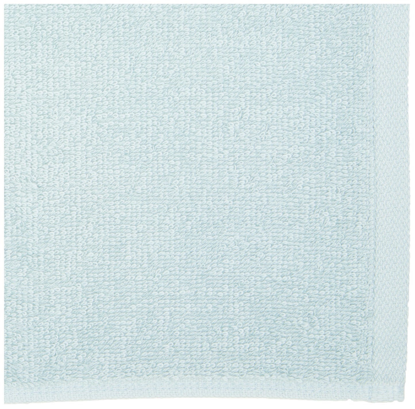 Amazon Basics Cotton Washcloths, 24-Pack, Ice Blue, 30 cm x 30 cm Pack of 24