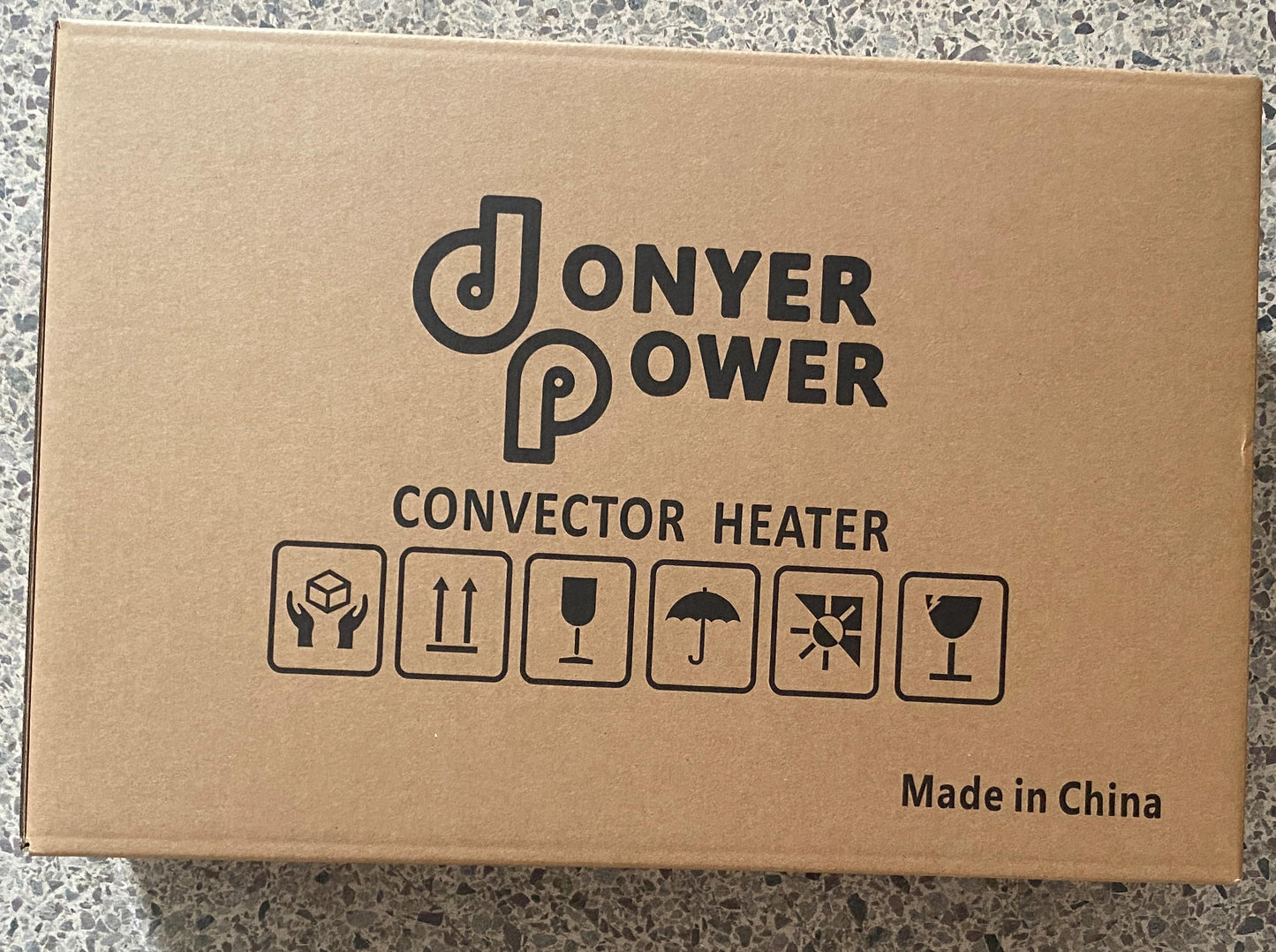 DONYER POWER Electric Convector Radiator Heater Room Heating Oil-Free Radiator Grey