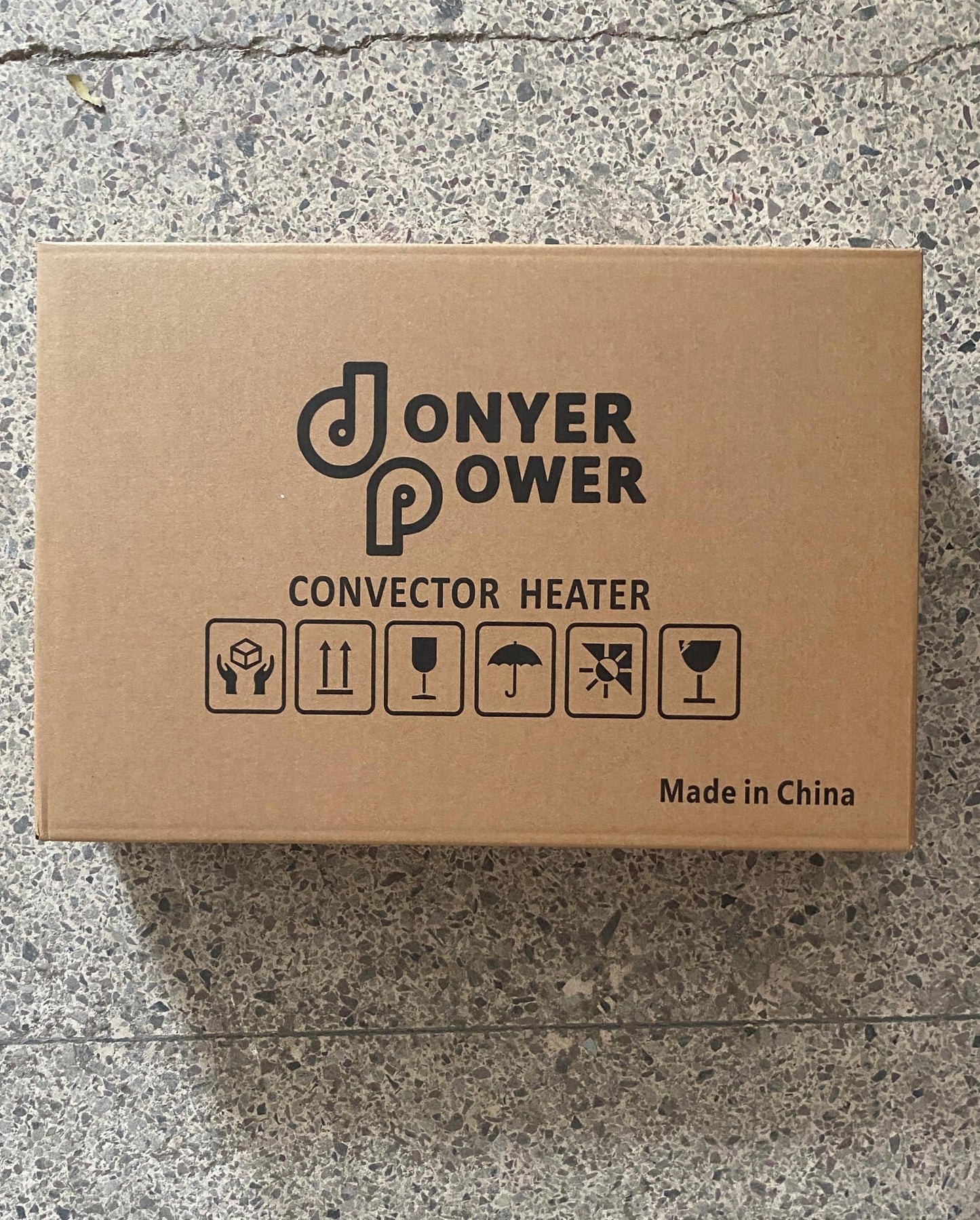 DONYER POWER Electric Convector Radiator Heater Room Heating Oil-Free Radiator Grey