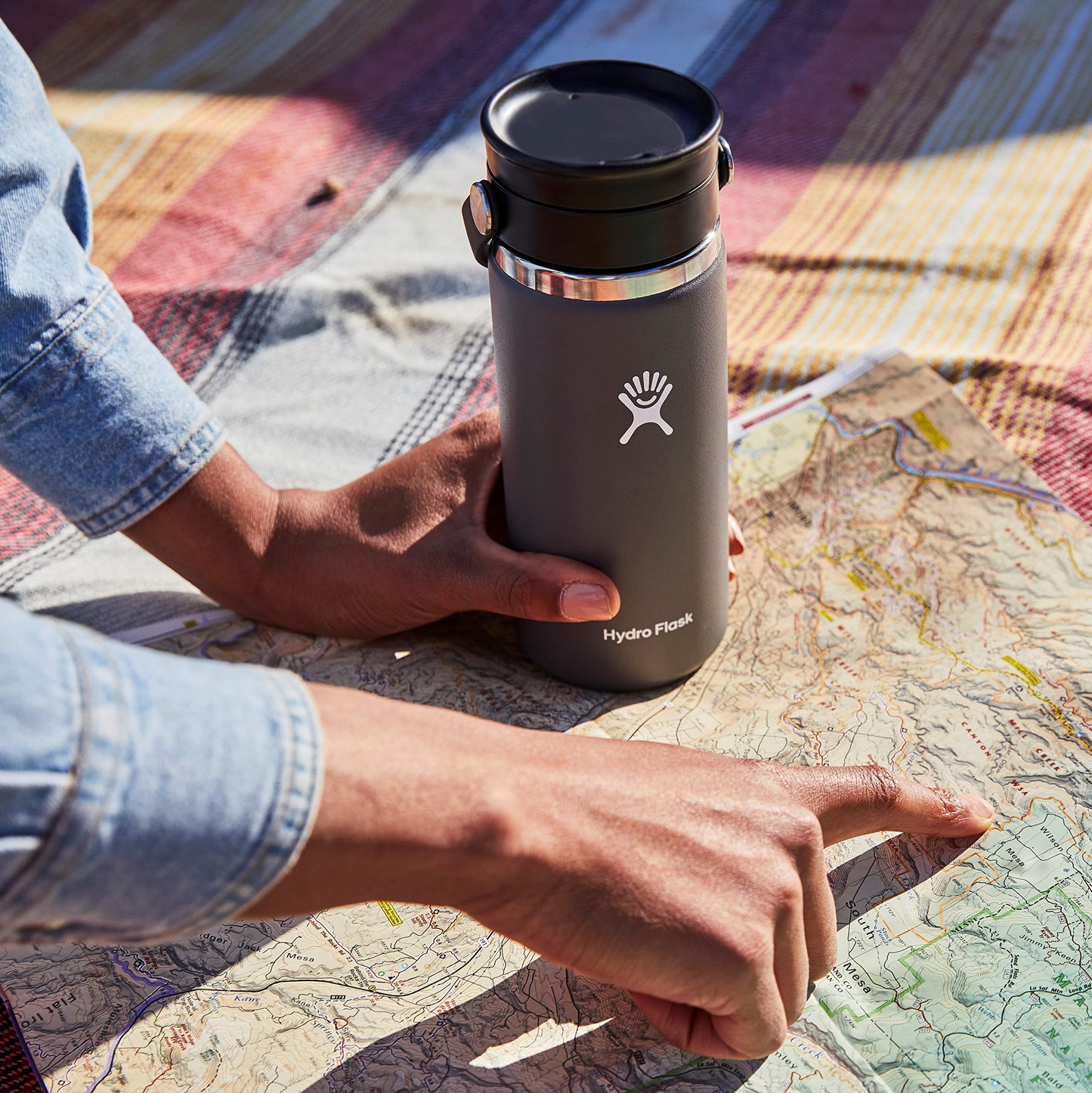 HYDRO FLASK - Travel Coffee Flask 354 ml (12 oz) - Vacuum Insulated Stainless Steel Travel Mug with Leak Proof Flex Sip Lid - BPA-Free - Wide Mouth - White 354ml (12oz)